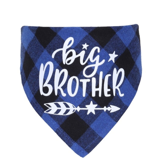 Tucker - Big Brother Blue Dog Bandana